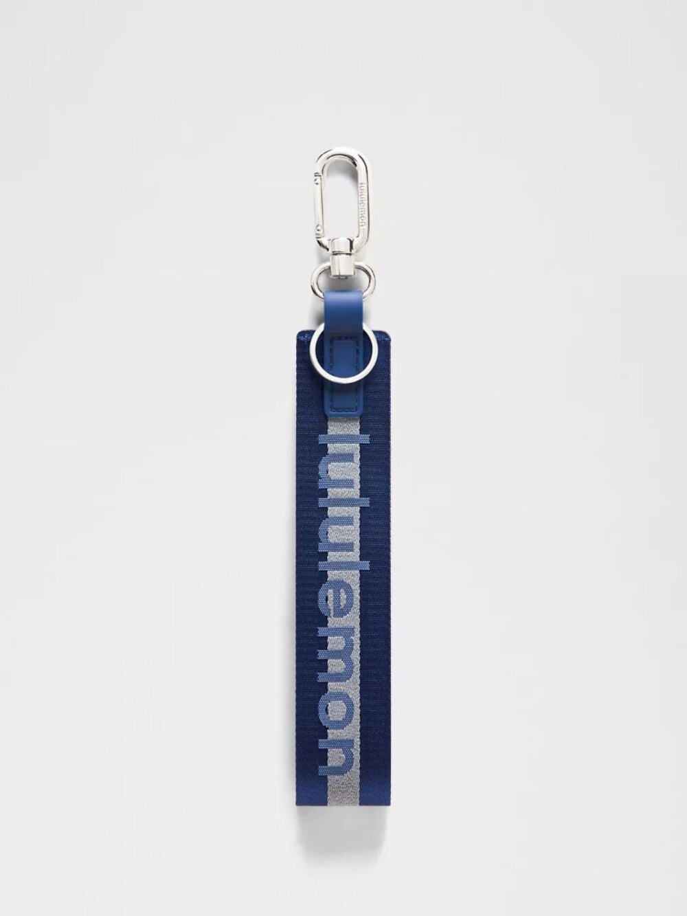 NWT Lululemon Never Lost Keychain *Reflective - Clubhouse Blue/Prep Blue/Silver